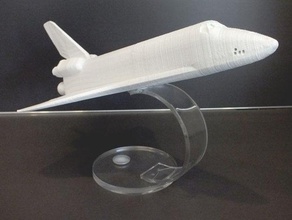 detailed space shuttle printing supports vehicles nasa 3d print model - Mito3D