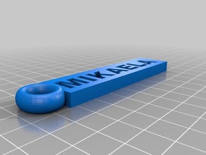 anahtar zinciri 3d baskı 3d print model - Mito3D