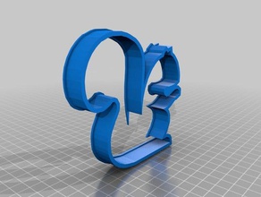 squirrel cookie cutter kitchen & dining cookiecutter cookies 3d print model - Mito3D