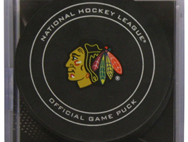 chicago blackhawks-puck 3d-drucken blackhawks Eishockey hockey-puck nhl puck 3D print model - Mito3D