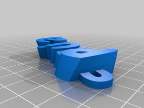 paula llavero mando organización personalizado 3d print model - Mito3D