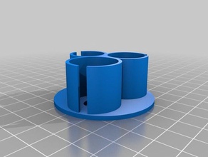 coin holder base containers 3d print model - Mito3D