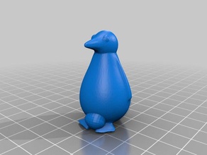 mama Pinguin Skulpturen ei pinguin 3d print model - Mito3D