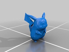 pikachu 3d baskı 3d print model - Mito3D