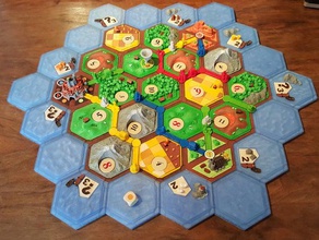 traders & barbarians expansion settlers games barbarian board game catan fun magnetic mini miniature settler small trader world 3d print model - Mito3D