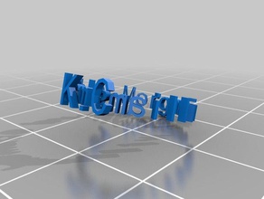 kc ring les anneaux personnalisé 3d print model - Mito3D