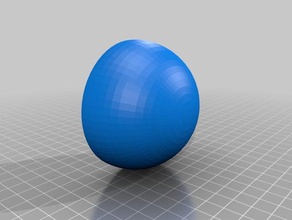 sfera di diametro 7cm esterno 7,8 cm giochi e giocattoli 3d print model - Mito3D
