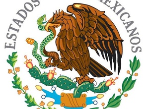 m Meksika'yı escudo nacional işaretler ve logolar Meksika 3d print model - Mito3D