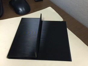 desk side slot office folder holder 3d print model - Mito3D