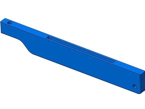 surfboard fin box insert reverse 4mm - fibreglass over sport & outdoors 3d print model - Mito3D