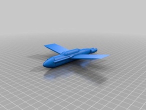 star fighter 3d printing 3d print model - Mito3D