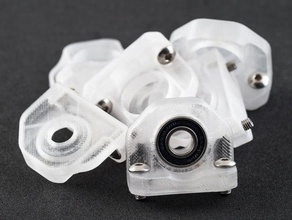eustathios bearing holder 3d printer parts eustanthios 3d print model - Mito3D