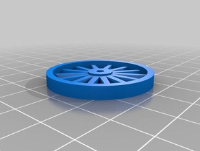 my customized spoked wheel too vehicles 3d print model - Mito3D