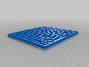 mais a-maze-ing Labyrinth Rätsel kundengebundene 3d print model - Mito3D