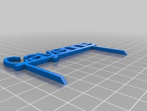 il mio personalizzato giardino segno-cayenne all'aperto 3d print model - Mito3D