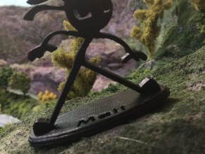 stickman ninja base las esculturas art 3d print model - Mito3D