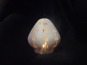 llum diy Kerze Kerze-Halter ornament 3d print model - Mito3D