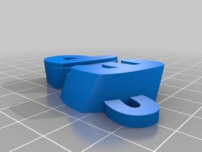 ekp - isim Anahtarlık keyfob organizasyon özelleştirilmiş 3d print model - Mito3D