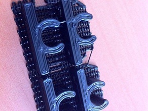 mehrere Klammern parametric Runde clips andere openscad nützlich 3d print model - Mito3D