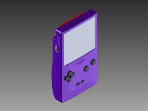 gameboy color-Traube Spielzeug & Spiele 3d print model - Mito3D