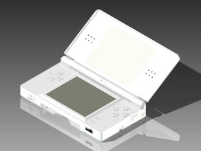 nintendo ds lite beyaz oyuncaklar ve oyunlar 3d print model - Mito3D