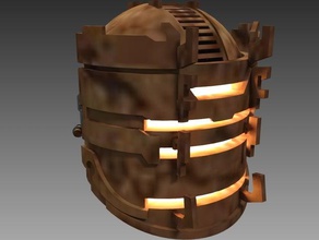 dead space advanced engineering rig helmet games 3d print model - Mito3D