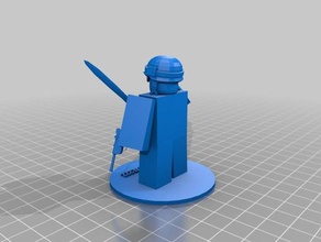 my robloxian desktop statue sculptures character roblox 3d print model - Mito3D