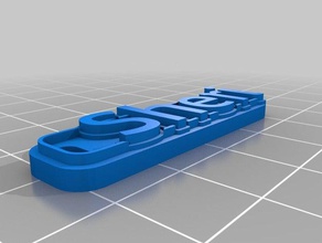 sheri etiqueta organización personalizado 3d print model - Mito3D