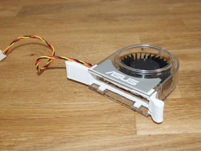 asus radial fan adapter other 3d cooling electronics experiment ultimaker 3d print model - Mito3D