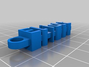 porte de la clave sol eliott organización personalizado 3d print model - Mito3D