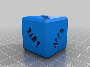 my customized dice family names 3d print model - Mito3D