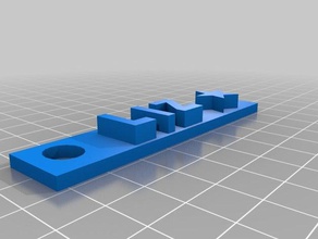 lizzie keychain 3d printing 3d print model - Mito3D