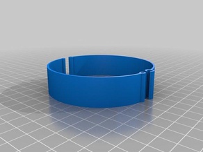 meine angepasste einfacher Verschluss Armband Armbänder kundengebundene 3d print model - Mito3D