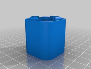 mi personalizados caso de la batería 4-aa los contenedores personalizado 3d print model - Mito3D