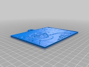 sunny lithopane 2d art customized 3d print model - Mito3D