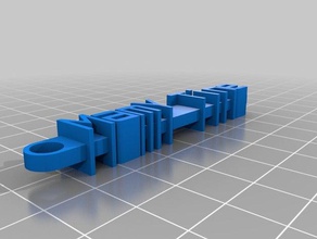 mamy tine keychain organization customized 3d print model - Mito3D