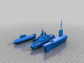 navy force 3d-drucken 3d print model - Mito3D