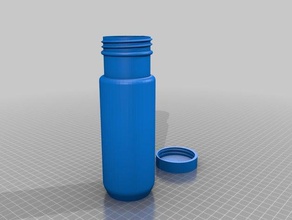 my customized sks starbucks iced coffee bottle cap containers 3d print model - Mito3D