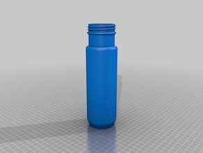 my customized sks starbucks iced coffee bottle v2 without cap containers 3d print model - Mito3D
