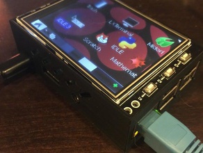 raspberry pi b+ waveshare 32 lcd case electronics b sainsmart 3d print model - Mito3D
