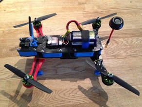 işlemci quadcopter r c araçlar 250 300 6 inç mini dört quadrocopter yarış 3d print model - Mito3D