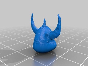 barbarian helmet 3d printing tests 3d print model - Mito3D