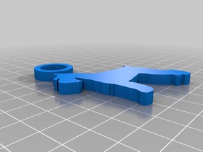 nikki Schlüsselanhänger kundengebundene 3d print model - Mito3D