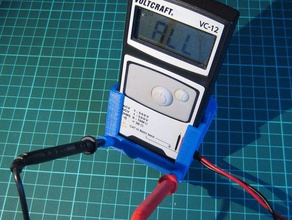 voltcraft vc-12 stand electronics holder multimeter vc12 3d print model - Mito3D