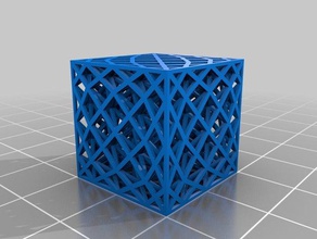 my customized cube math art 3d print model - Mito3D