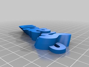 sleutelhanger sharon organization customized 3d print model - Mito3D