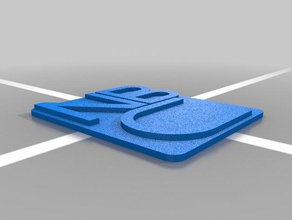 nbc-logo 3d print model - Mito3D