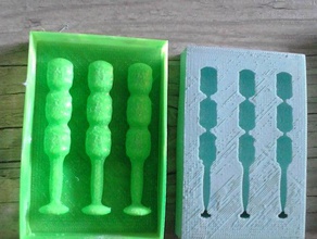 señuelos de pesca maestro molde silicona deporte y al aire libre la cebos blandos 3d print model - Mito3D