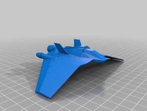 f-302 space fighter f302 vehicles spaceship stargate atlantis sg-1 3d print model - Mito3D