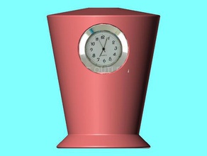 kleine Mantel clock-Körper Dekor 3d print model - Mito3D